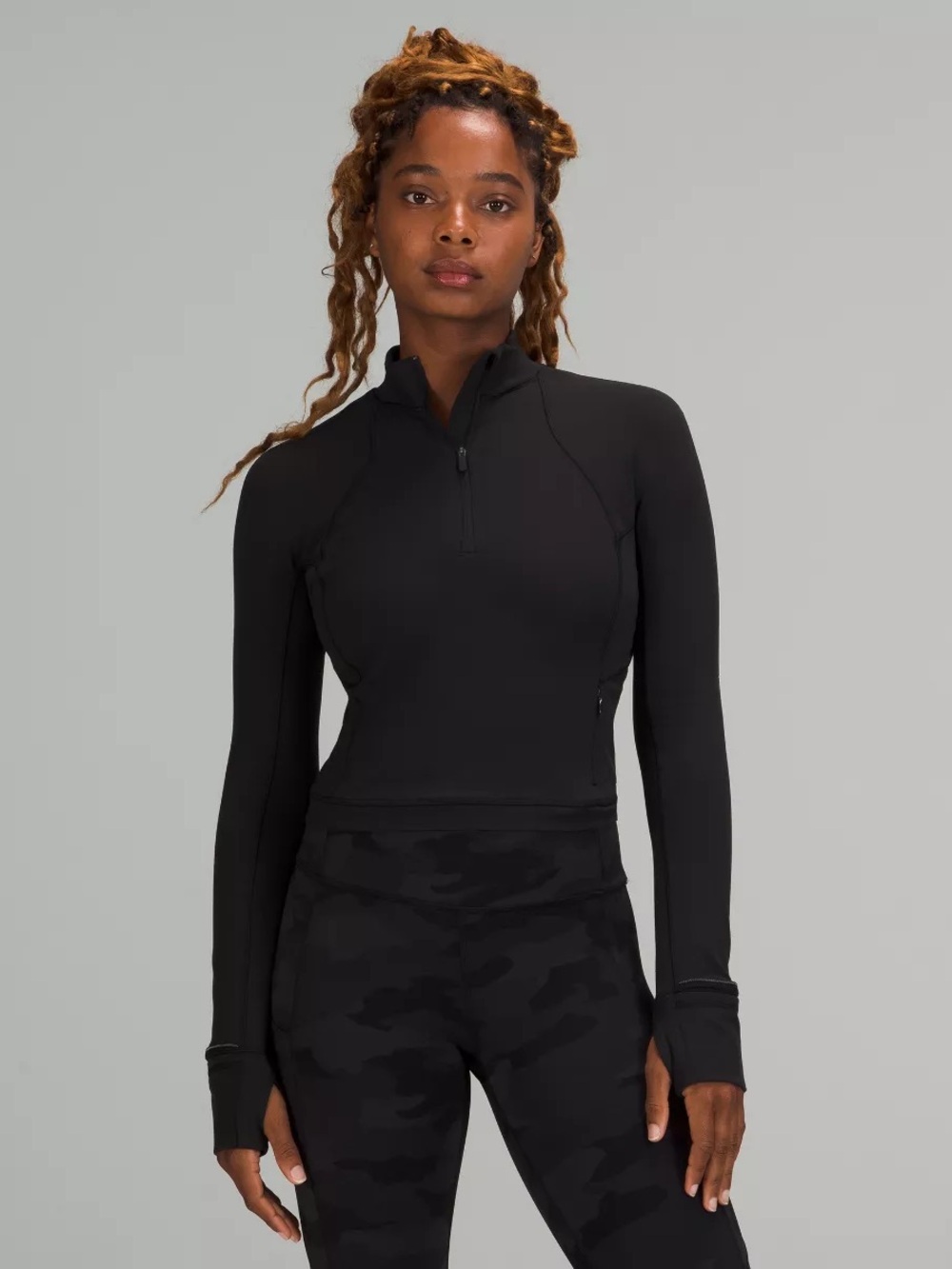 Lululemon It’s Rulu Run Cropped 1/2 Zip